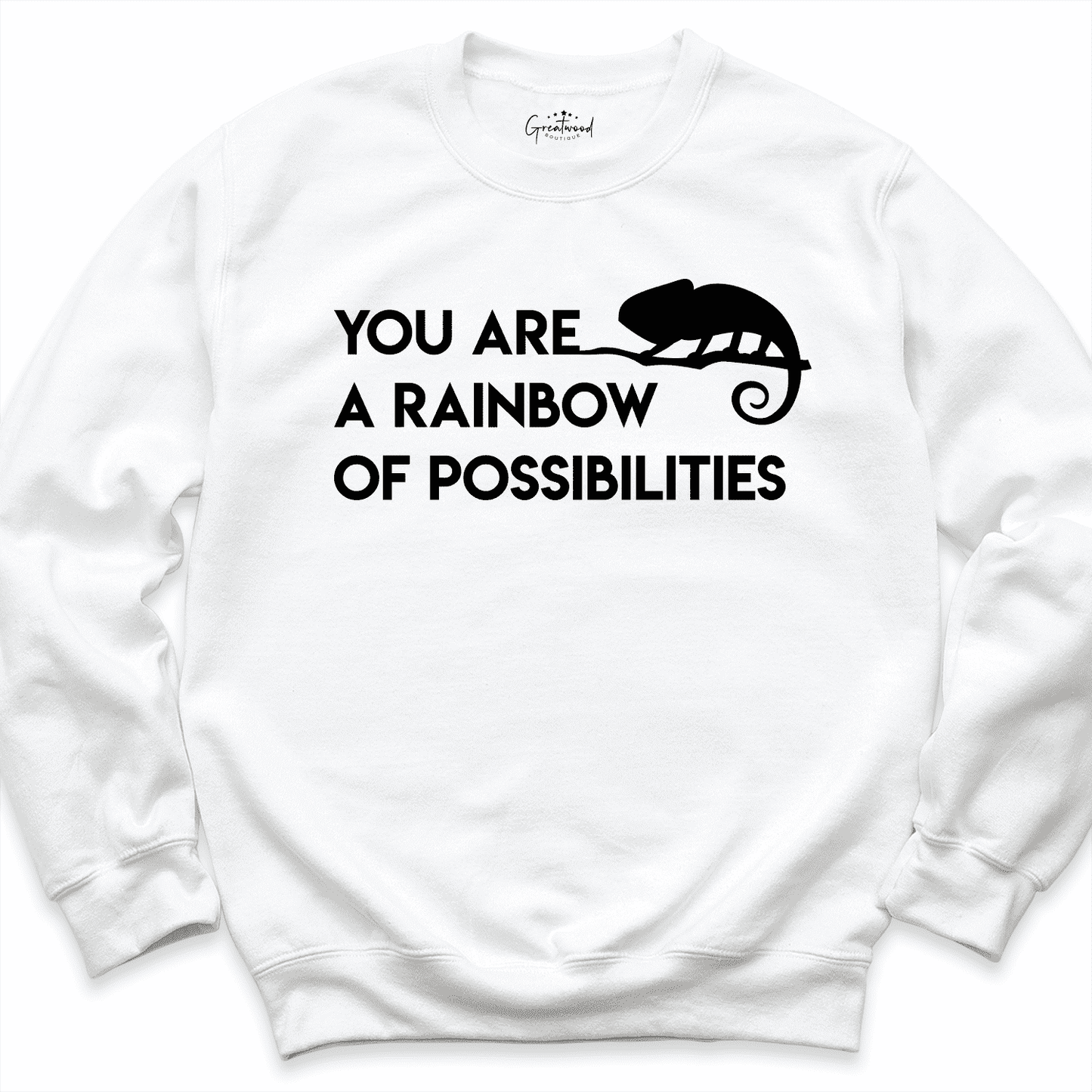 You Are a Rainbow Of Possibilities Shirt White - Greatwood Boutique