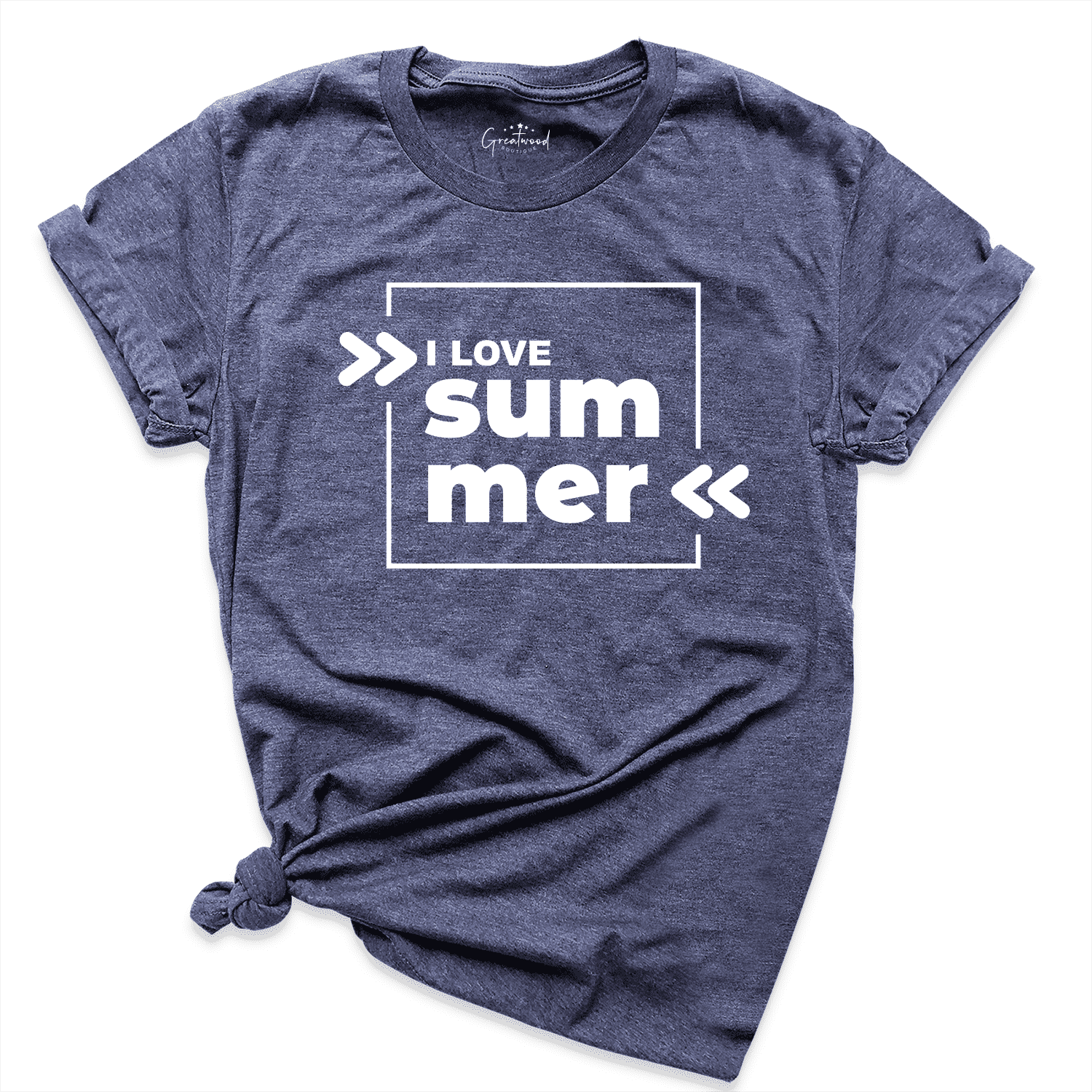 I Love Summer Shirt Navy - Greatwood Boutique