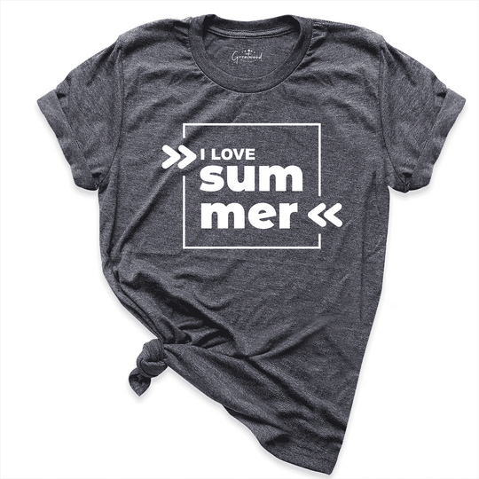 I Love Summer Shirt D.Grey - Greatwood Boutique