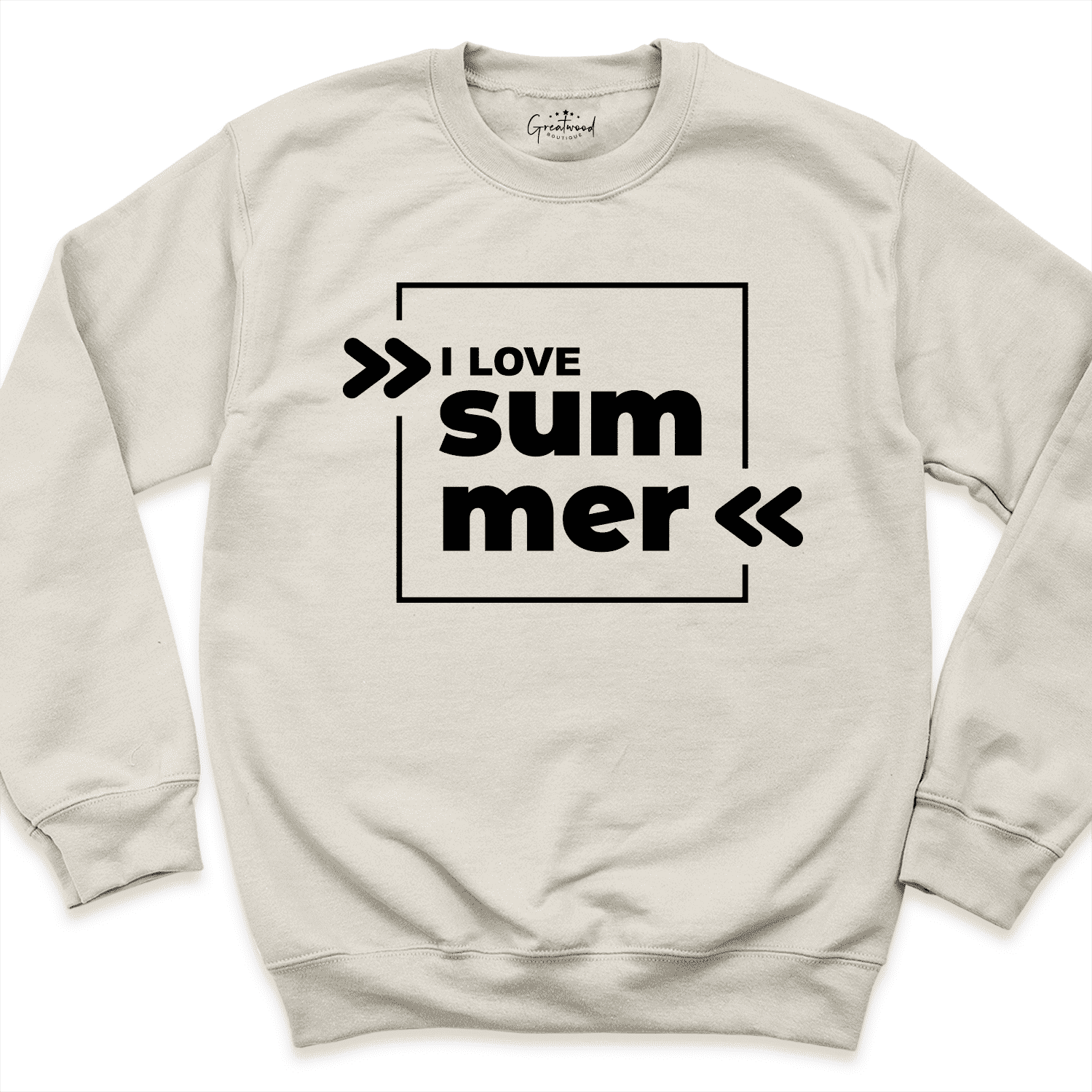 I Love Summer Shirt Sand - Greatwood Boutique