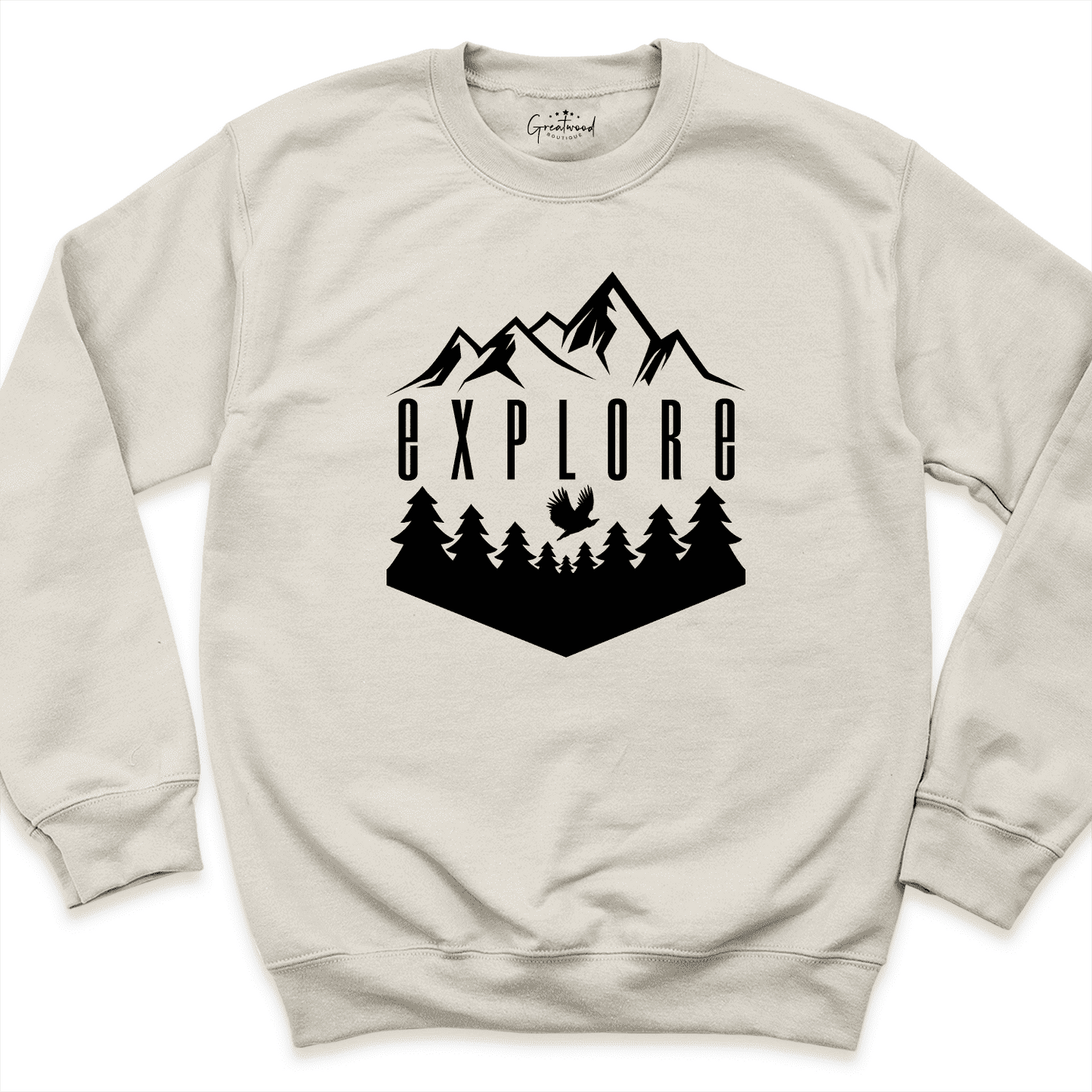 Mountain Sweatshirt Sand - Greatwood Boutique