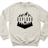 Mountain Sweatshirt Sand - Greatwood Boutique