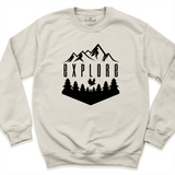Mountain Sweatshirt Sand - Greatwood Boutique