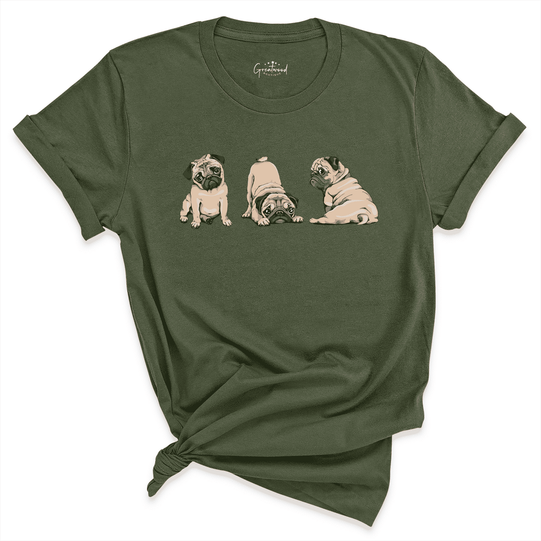 Dog Shirt Green - Greatwood Boutique