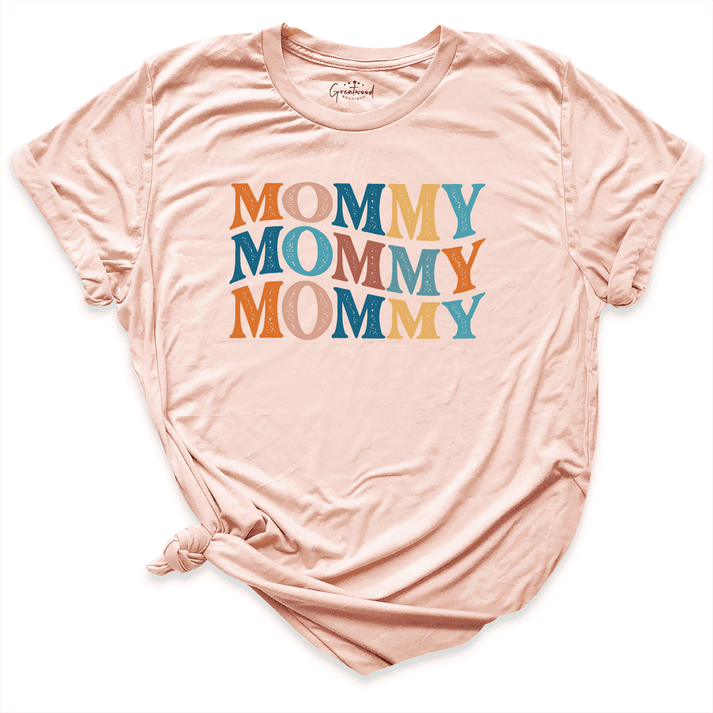 Mommy Shirt Peach - Greatwood Boutique