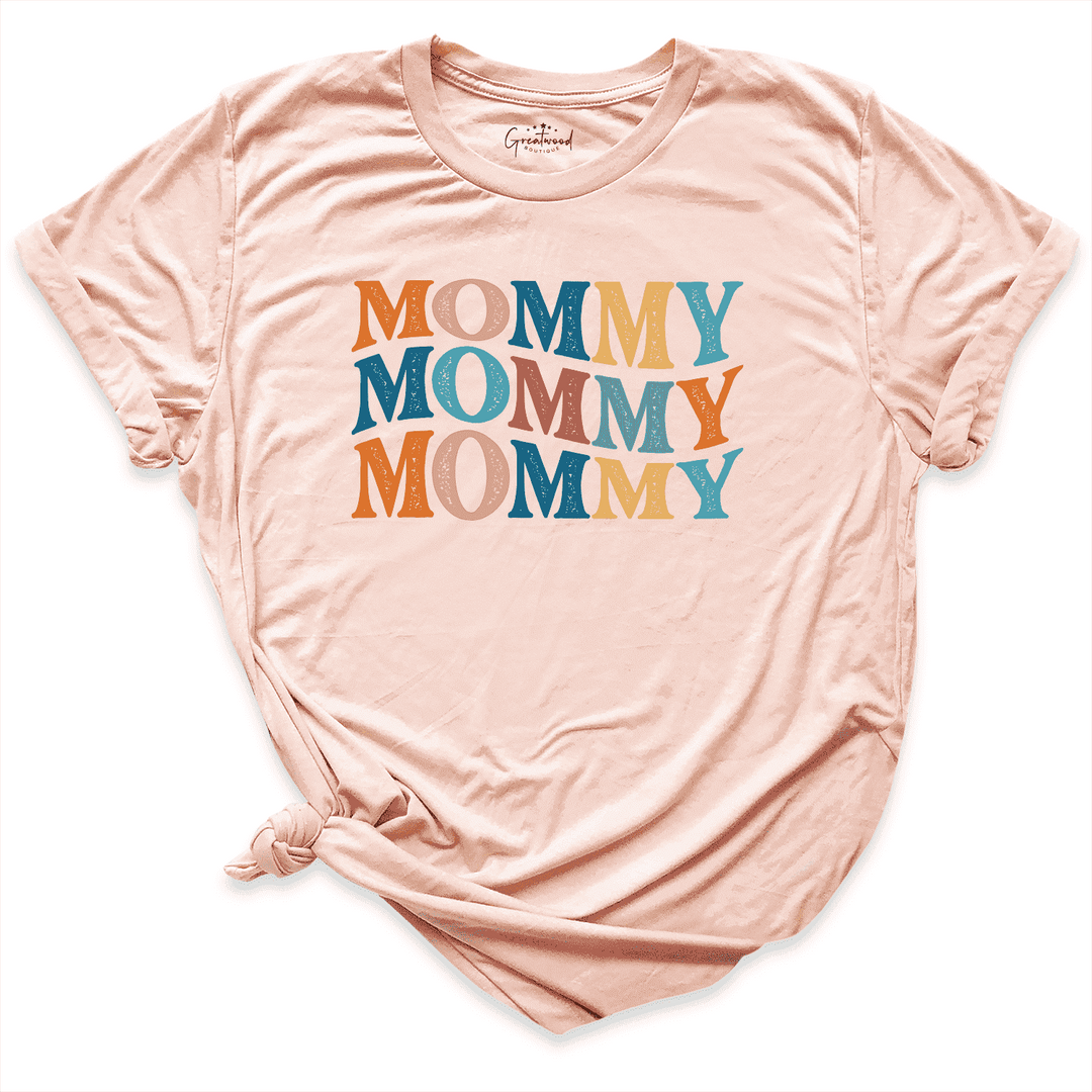 Mommy Shirt Peach - Greatwood Boutique