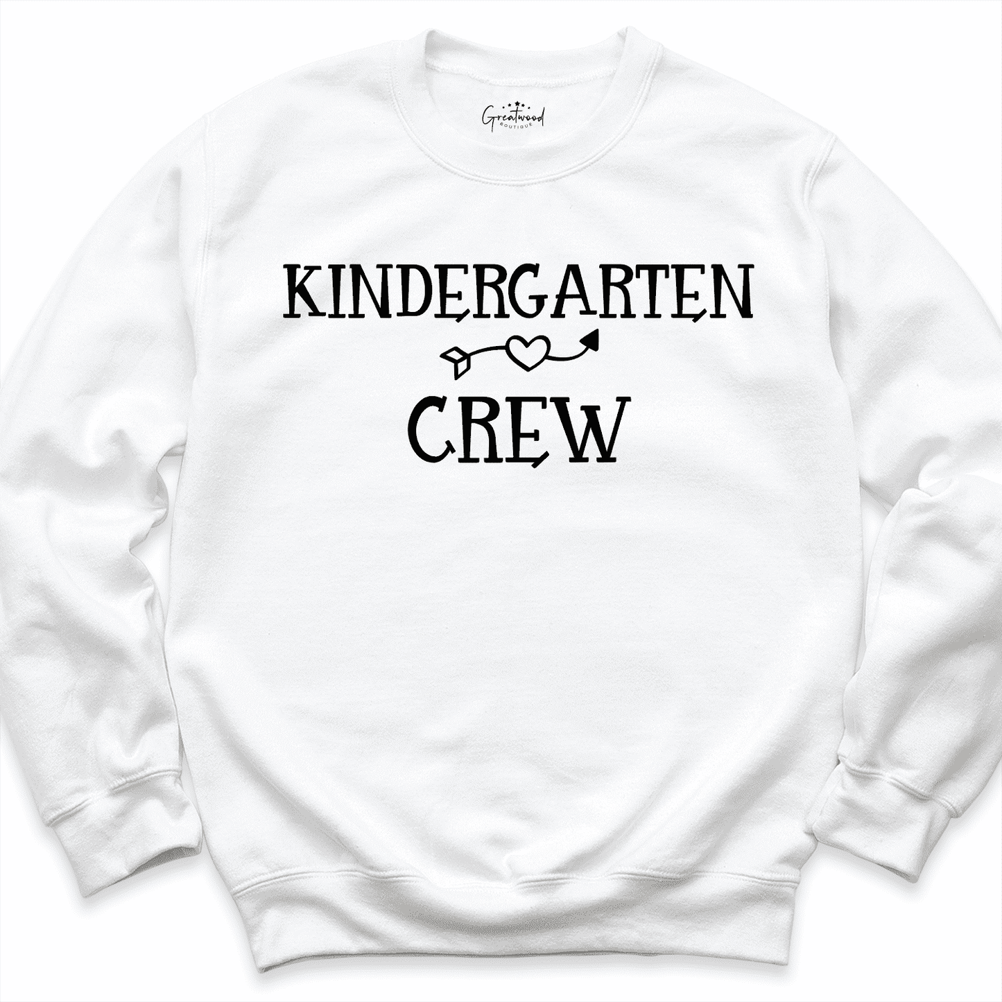 Kindergarten Crew Shirt White - Greatwood Boutique