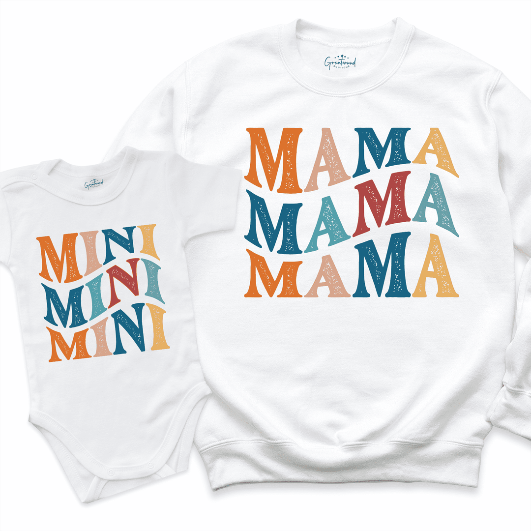 Mama and Baby Shirt White - Greatwood Boutique