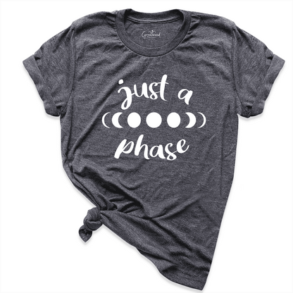 Just a Phase MOON Shirt D.Grey - Greatwood Boutique