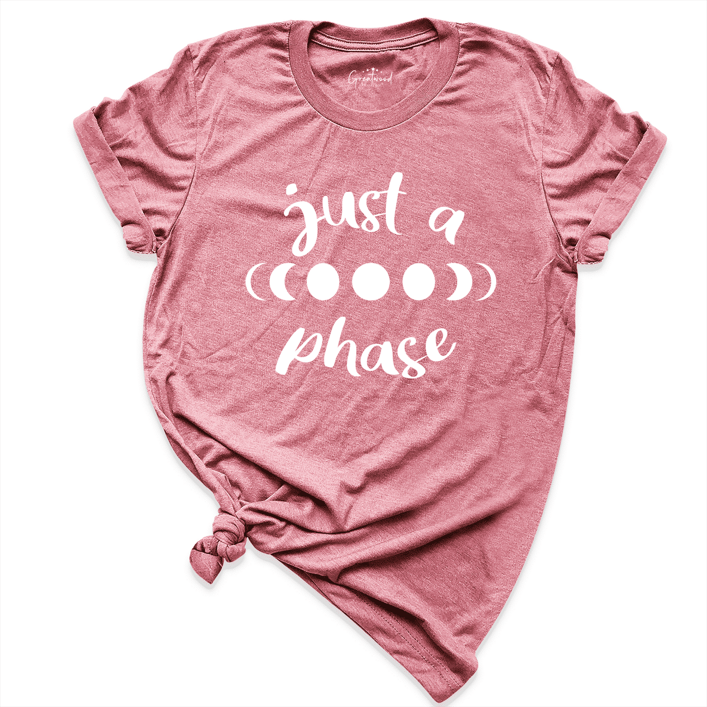 Just a Phase MOON Shirt Mauve - Greatwood Boutique