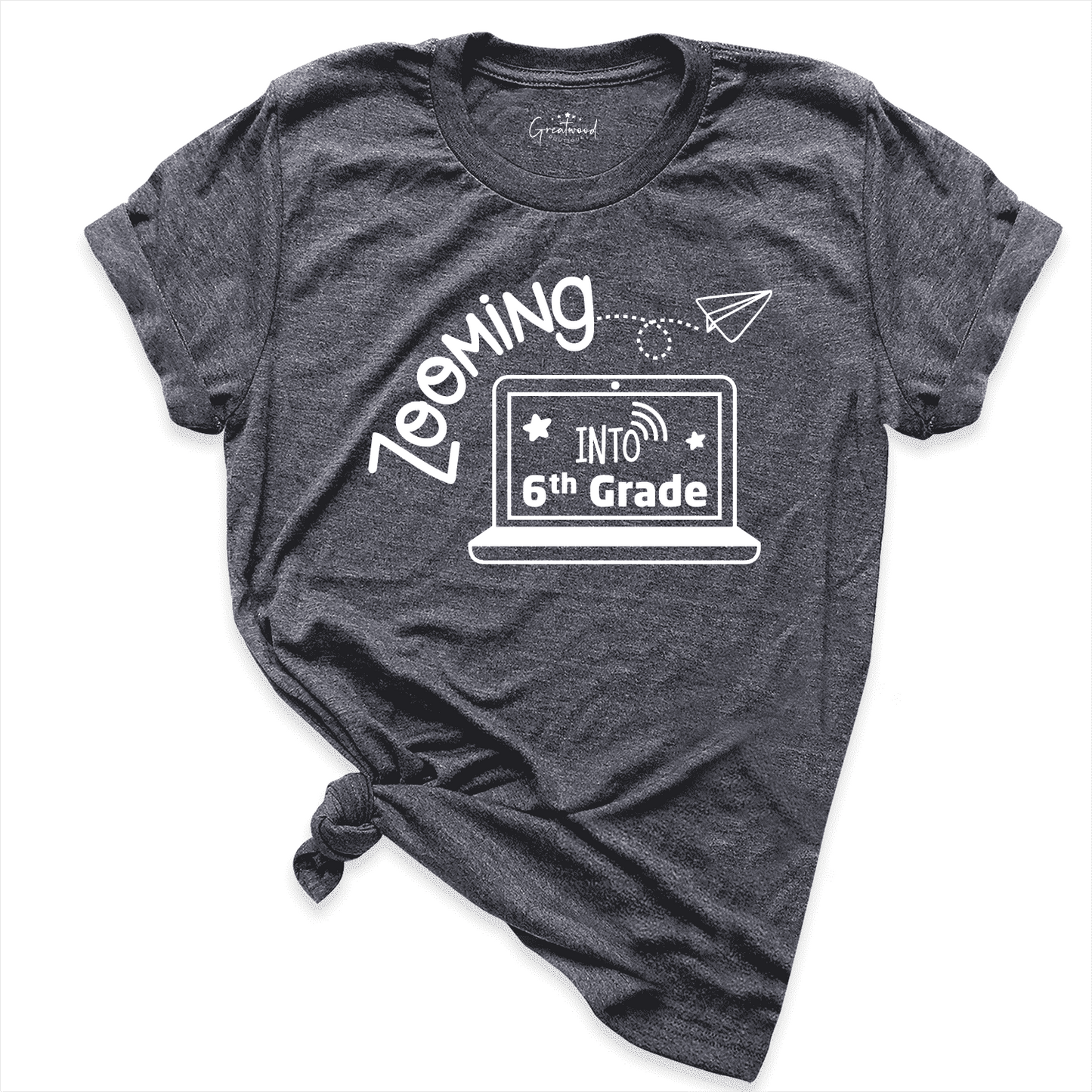 Zooming Into 6th Grade Shirt D.Grey - Greatwood Boutique 