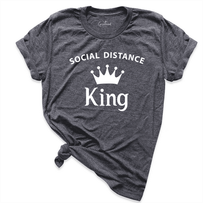 Social Distancing King Shirt D.Grey - Greatwood Boutique