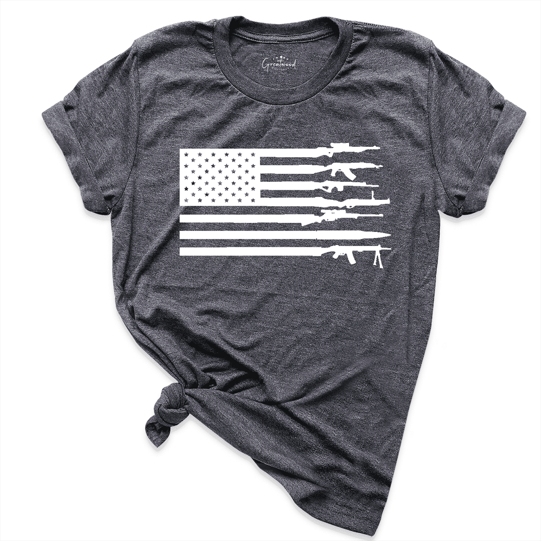 American Flag Gun Shirt