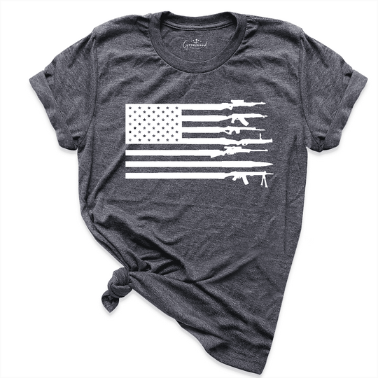 American Flag Gun Shirt