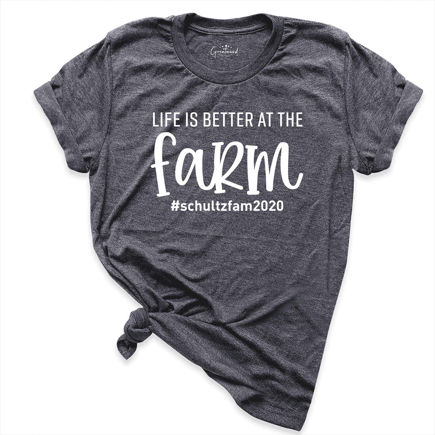Life is Better at the Farm Shirt D.Grey - Greatwood Boutique
