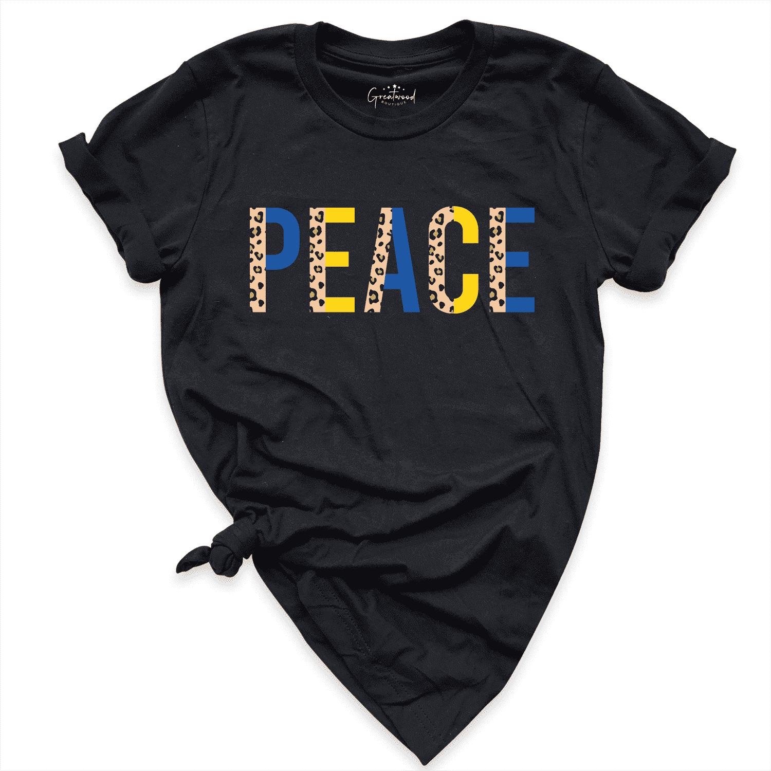 Peace Shirt Black - Greatwood Boutique