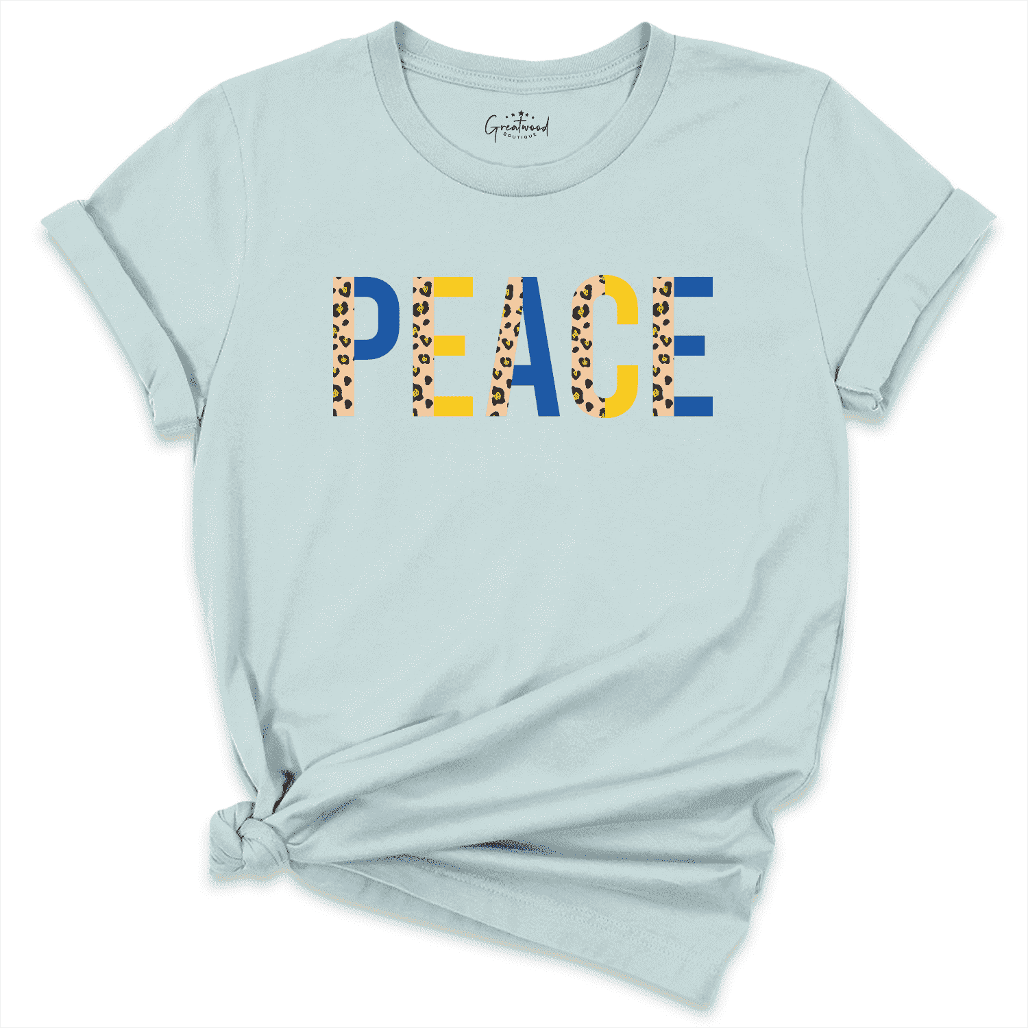 Peace Shirt Blue - Greatwood Boutique