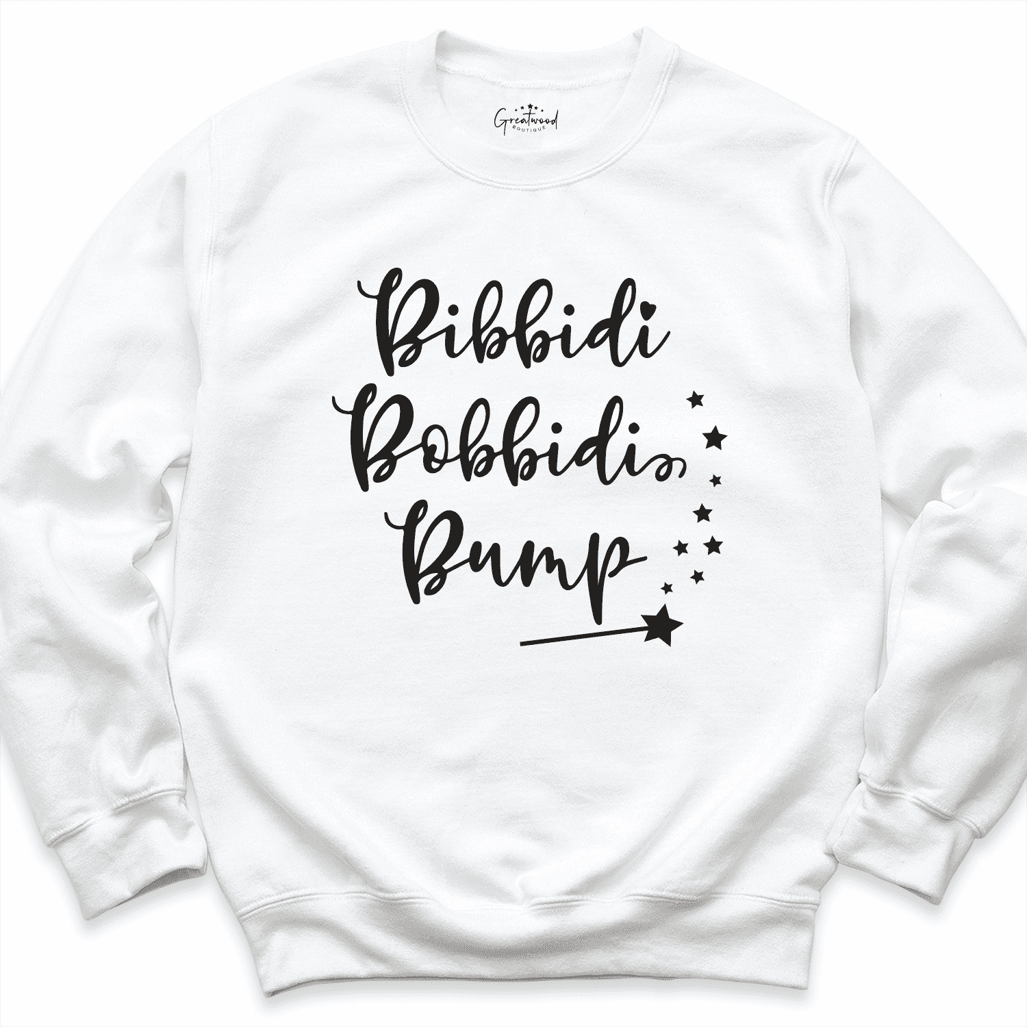 Bibbidi Bobbidi Bump Sweatshirt White - Greatwood Boutique