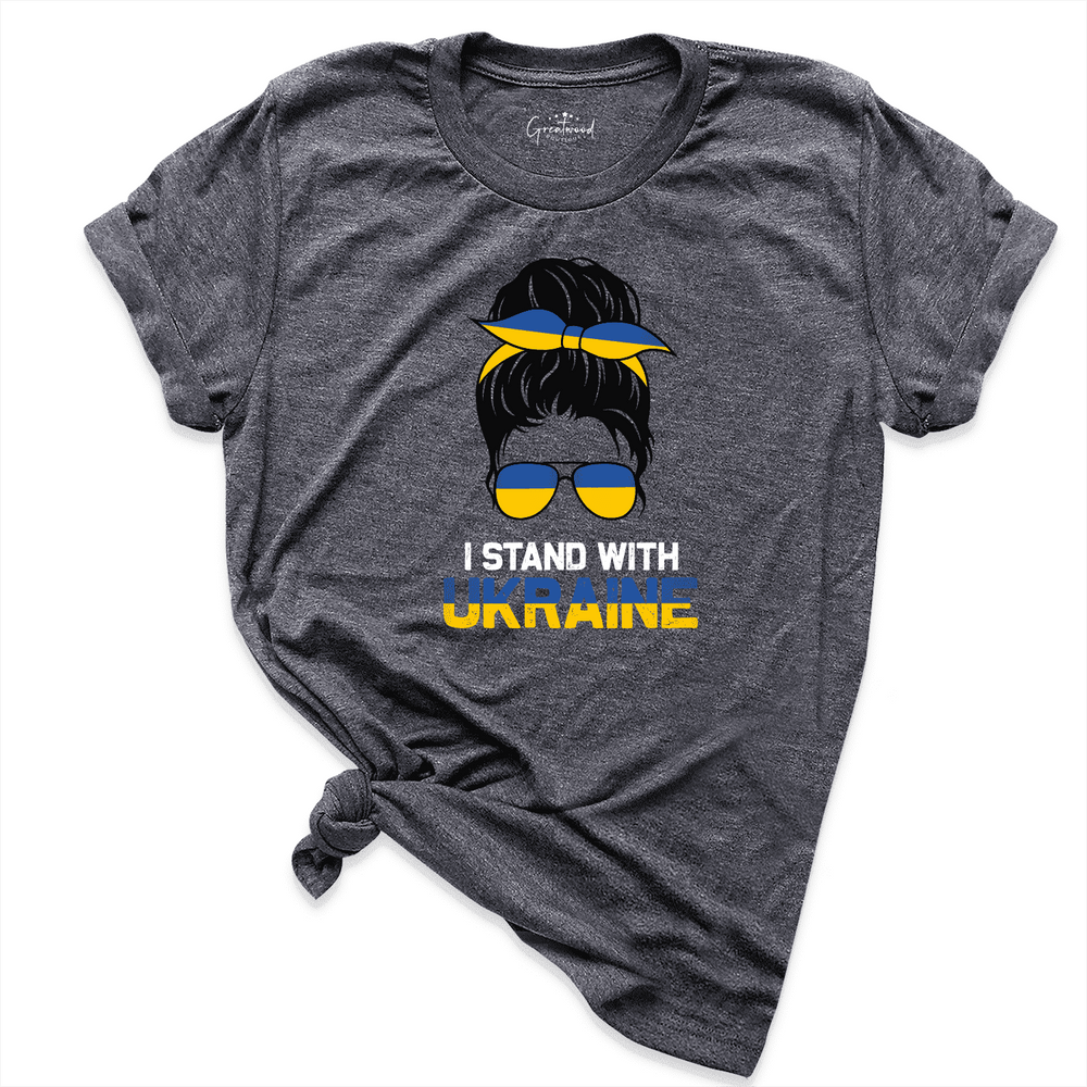 Stand With Shirt D.Grey - Greatwood Boutique