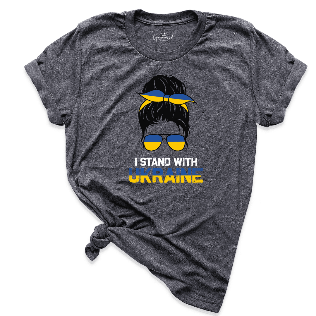 Stand With Shirt D.Grey - Greatwood Boutique
