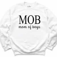 Mom of Boys Sweatshirt White - Greatwood Boutique