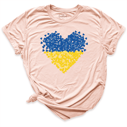 Free Ukraine Shirt Peach - Greatwood Boutique