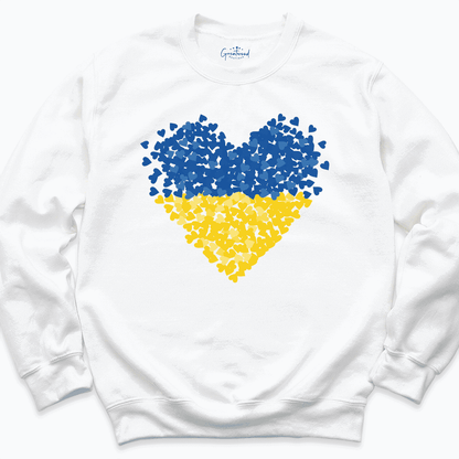 Free Ukraine Sweatshirt White - Greatwood Boutique