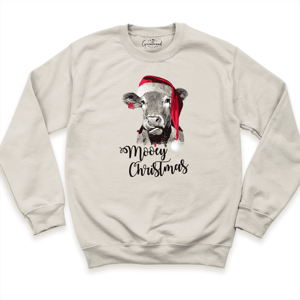 Christmas Cow Santa Sweatshirt