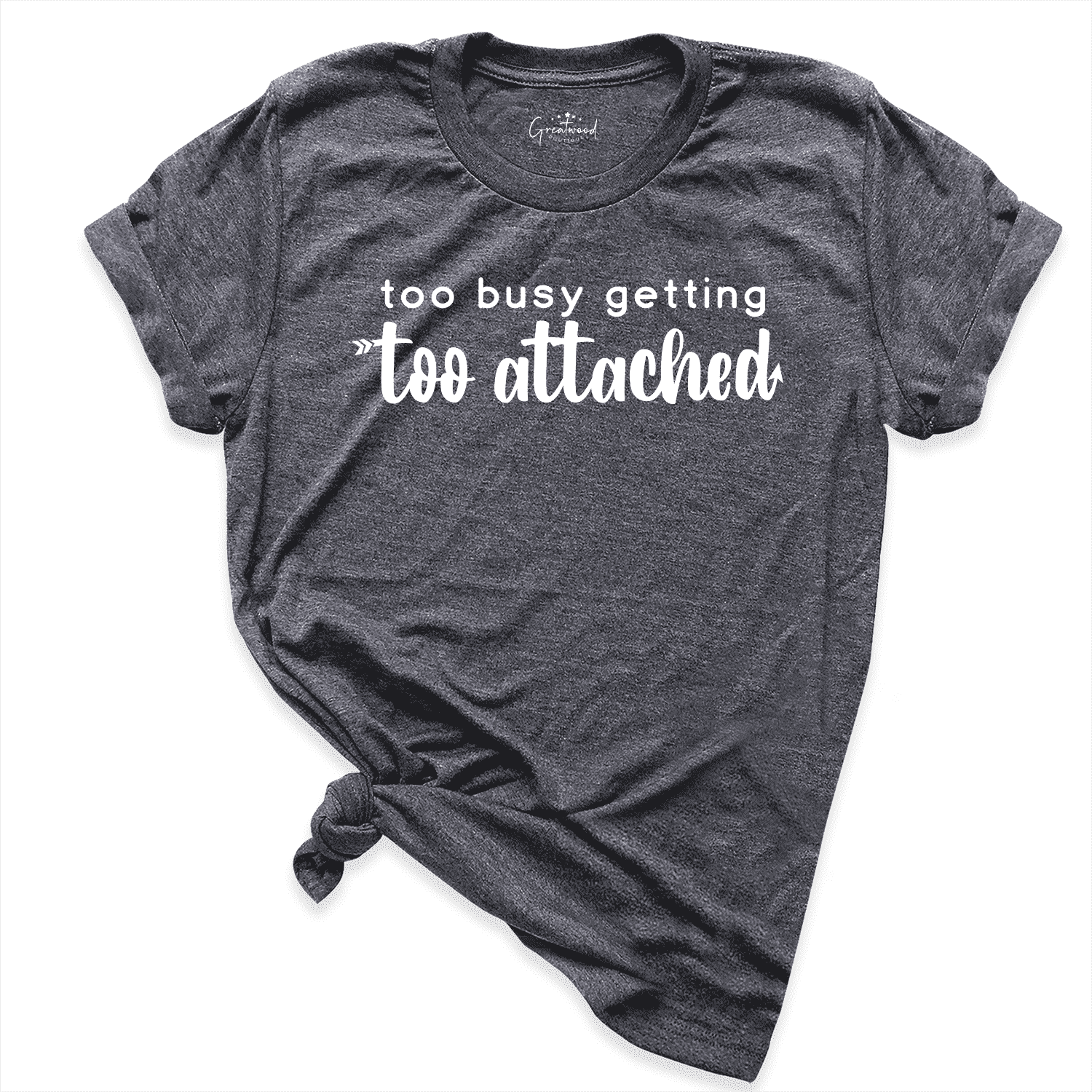 Too Attached Shirt D.Grey - Greatwood Boutique