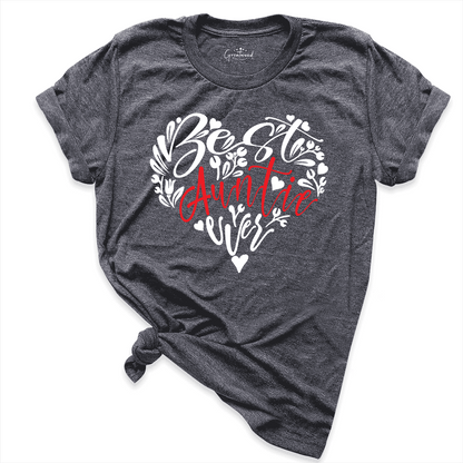 Best Auntie Ever Shirt D.Grey - Greatwood Boutique