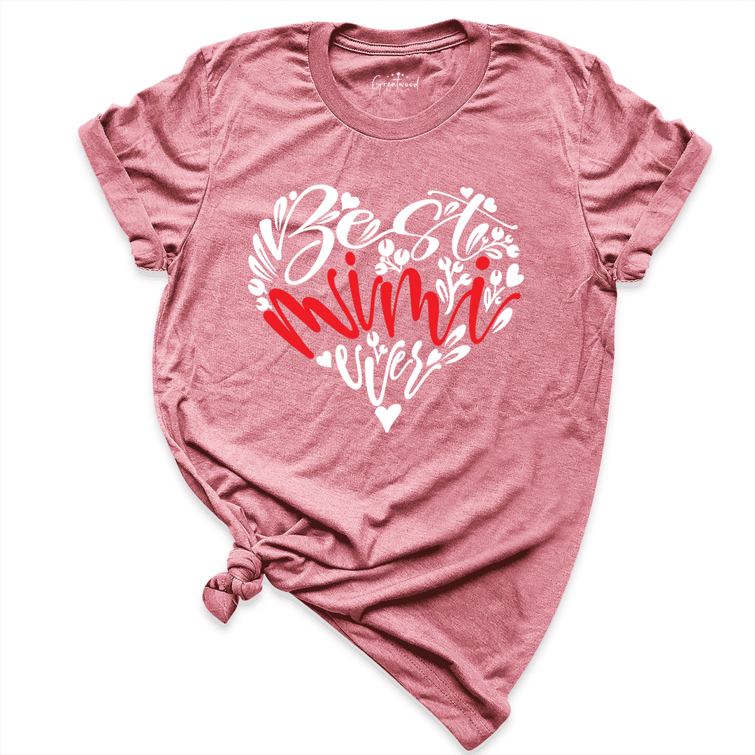 Best Mimi Ever Shirt Mauve - Greatwood Boutique