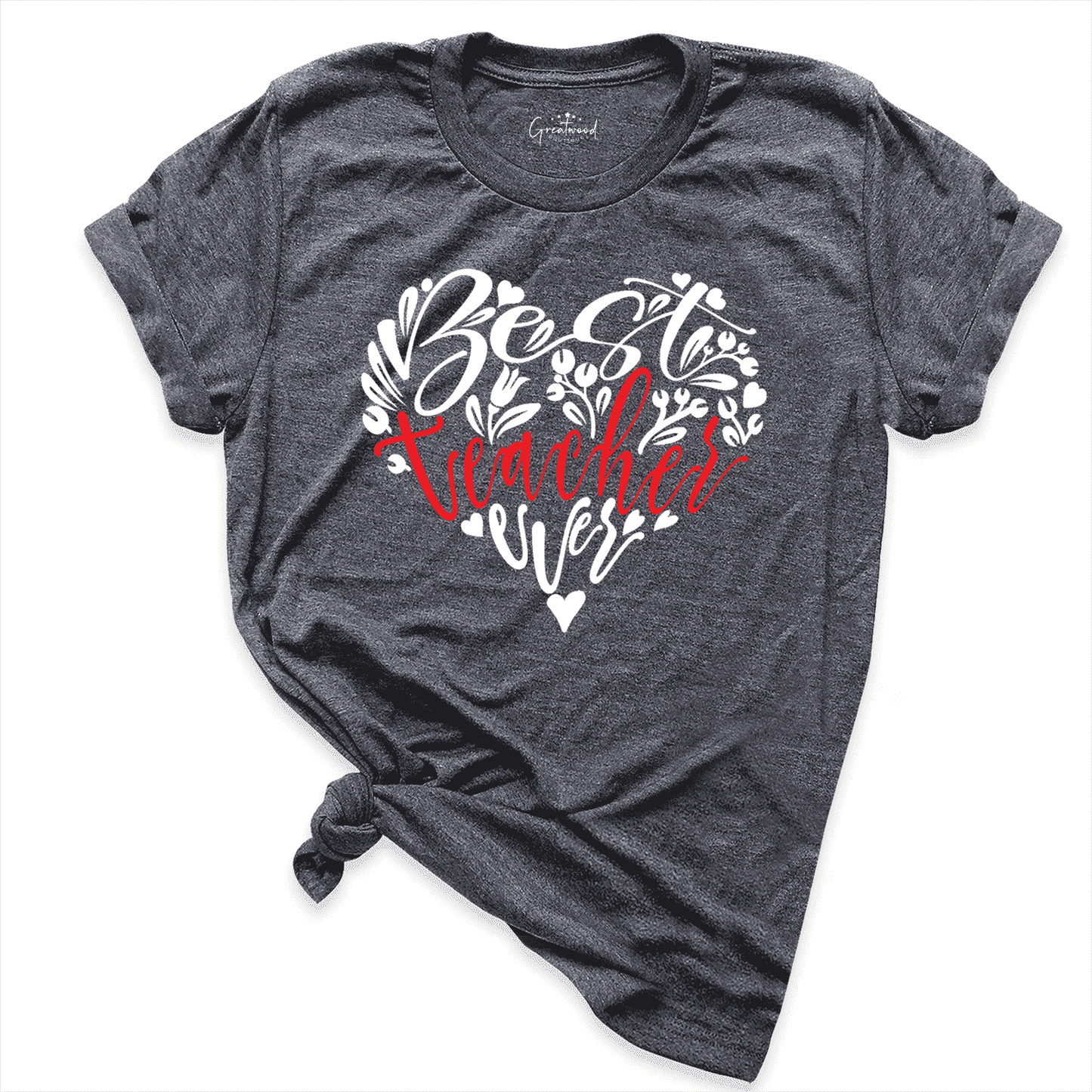 Best Teacher Shirt D.Grey - Greatwood Boutique