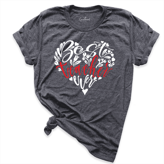 Best Teacher Shirt D.Grey - Greatwood Boutique