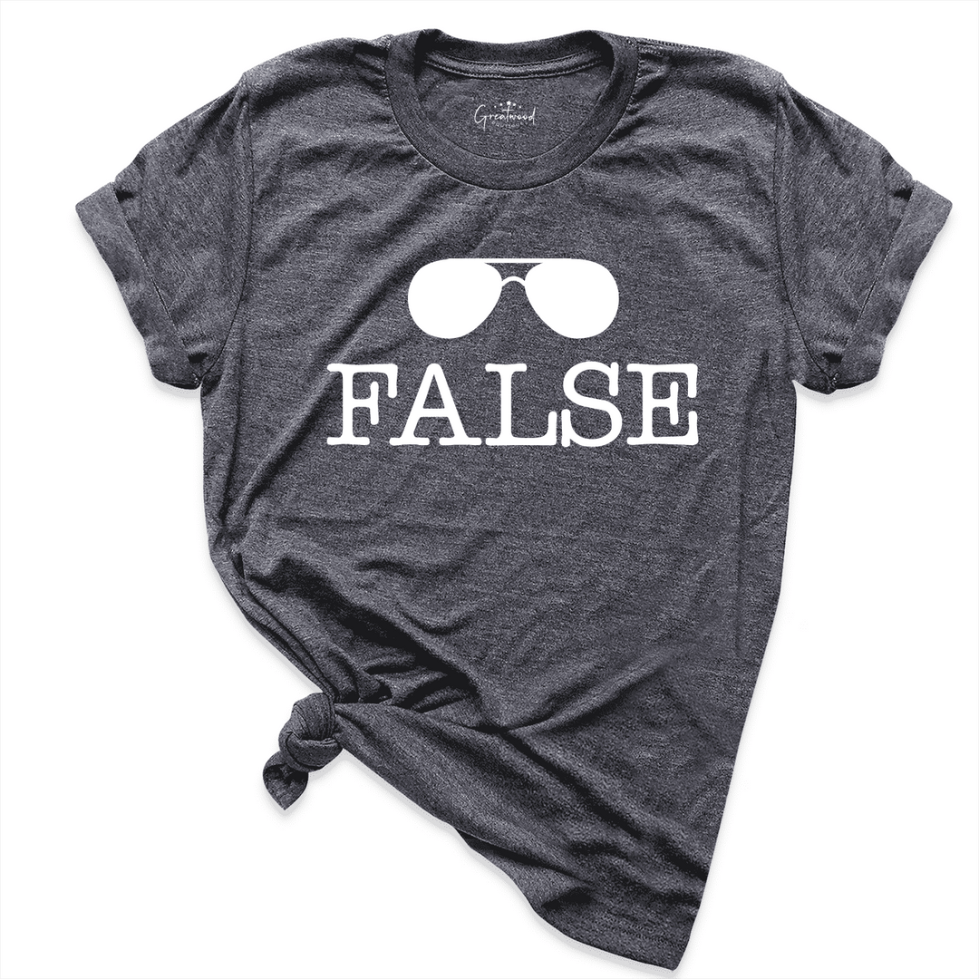 False Shirt D.Grey - Greatwood Boutique