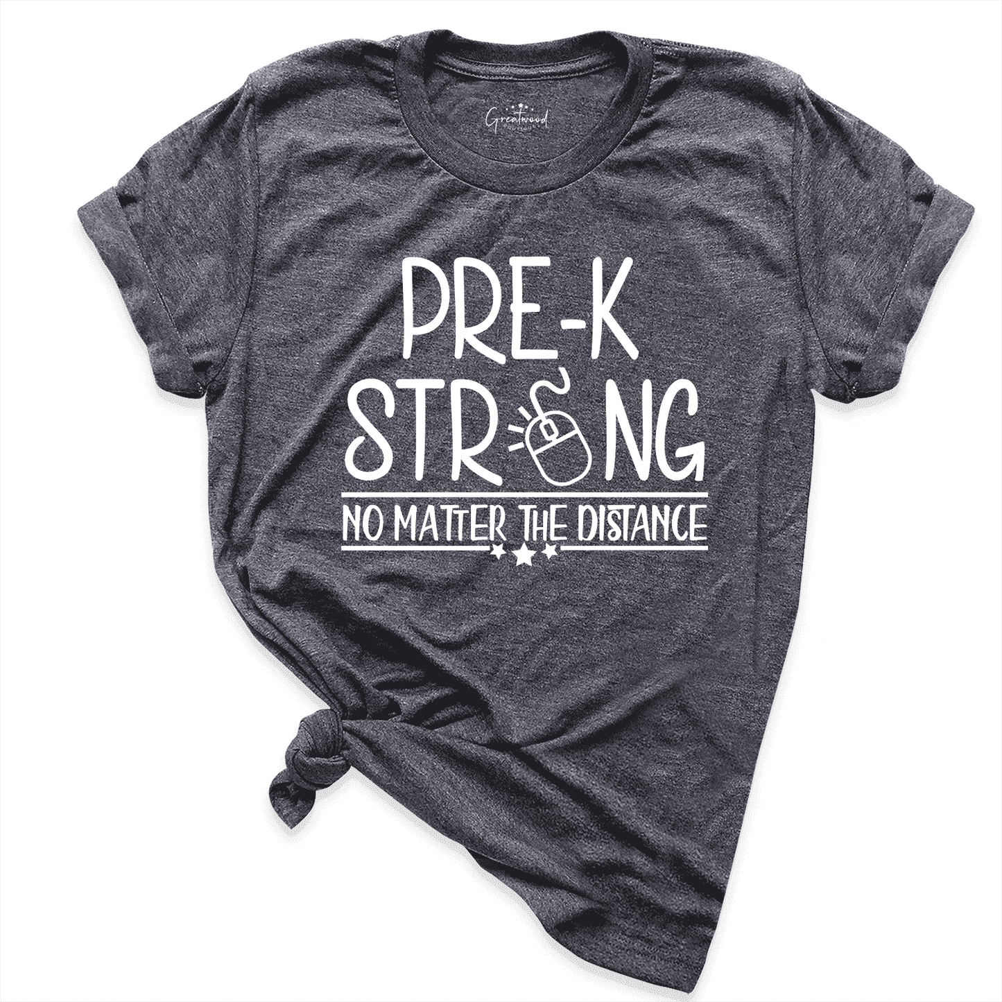 Pre-K Strong Shirt D.Grey - Greatwood Boutique