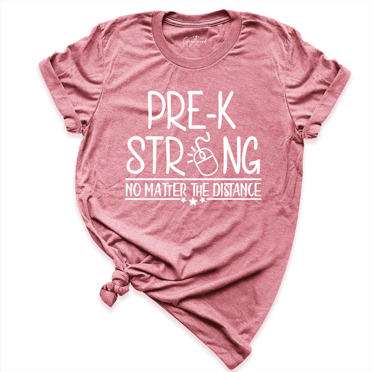 Pre-K Strong Shirt Mauve - Greatwood Boutique
