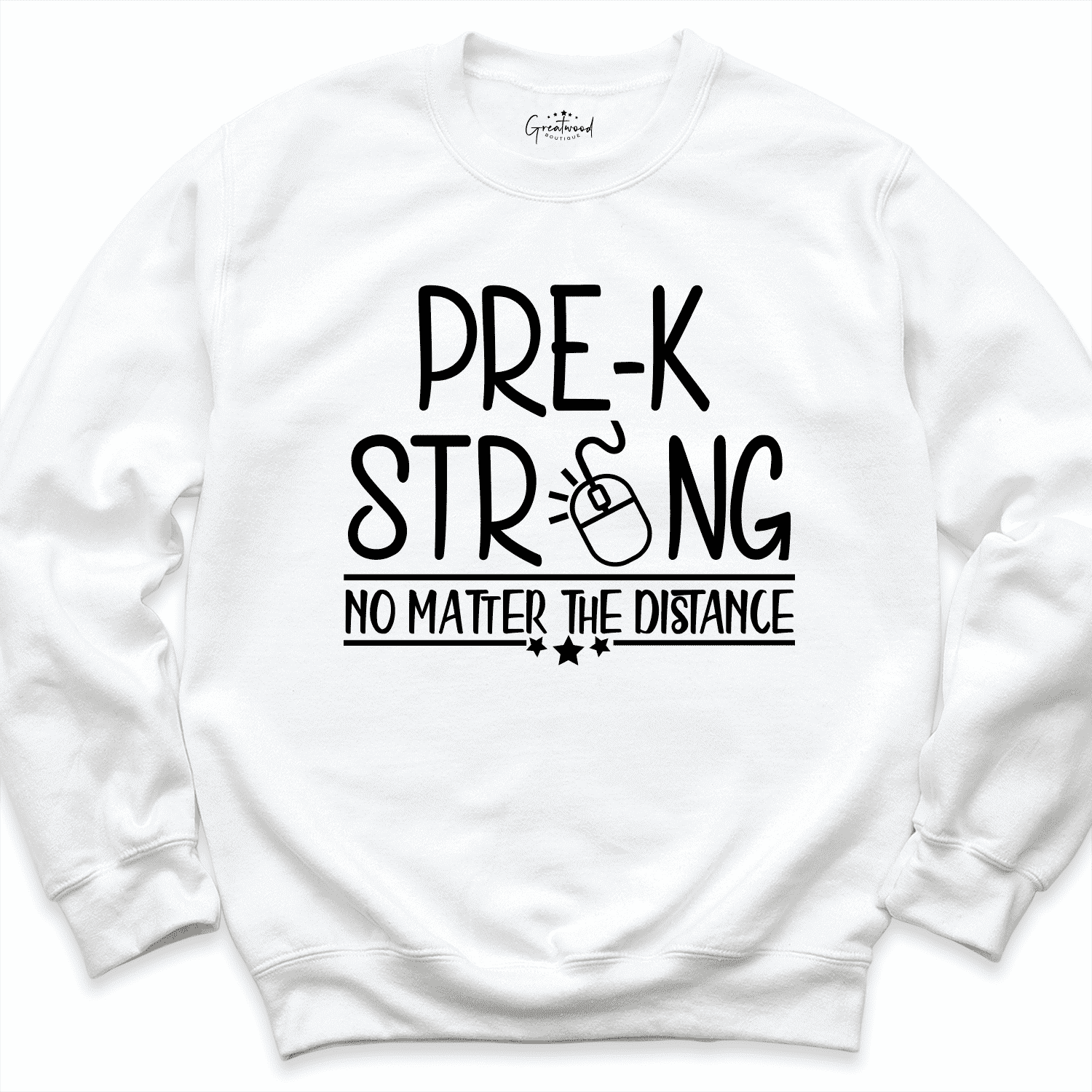 Pre-K Strong Shirt White - Greatwood Boutique