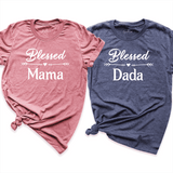 Blessed Mama & Dada Shirt Mauve - Greatwood Boutique