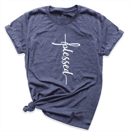 Blessed Shirt Navy - Greatwood Boutique