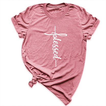 Blessed Shirt Mauve - Greatwood Boutique