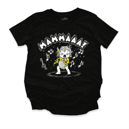 Mammaaa Youth Shirt Black - Greatwood Boutique
