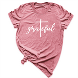 Grateful Christian Shirt Mauve - Greatwood Boutique