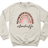 Teacher Life Sweatshirt Sand - Greatwood Boutique