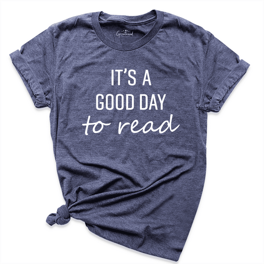 It's A Good Day To Read Shirt Navy - Greatwood Boutique