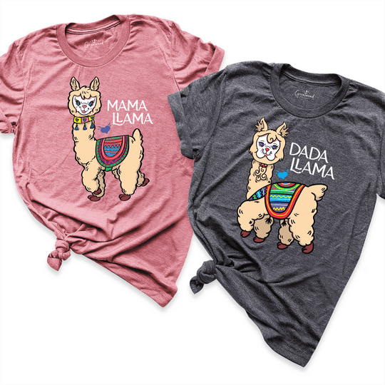 Llama Family Matching Shirt Mauve - Greatwood Boutique
