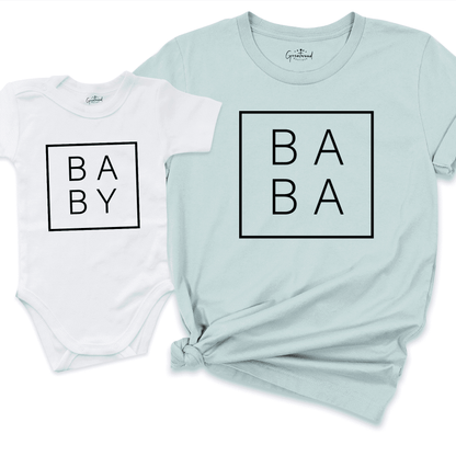 Baba and Baby Shirt Blue - Greatwood Boutique