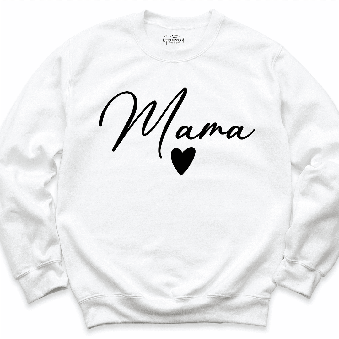 Cute Mama Sweatshirt White - Greatwood Boutique