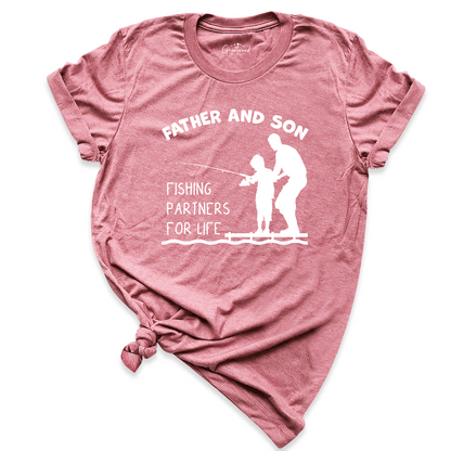 Fishing Partners Father and Son Shirt Mauve - Greatwood Boutique