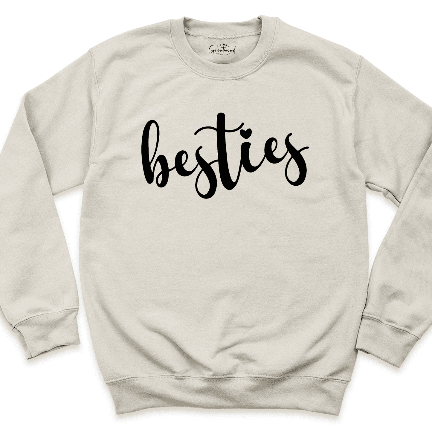 Bestie Sweatshirt Sand - Greatwood Boutique