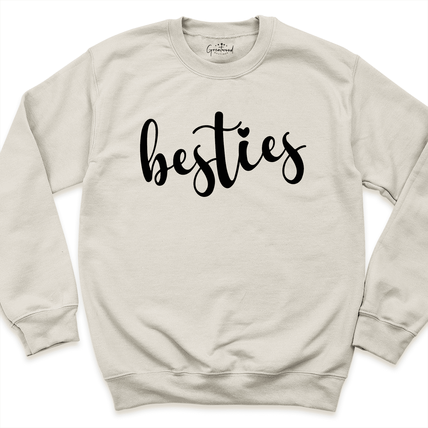 Bestie Sweatshirt Sand - Greatwood Boutique